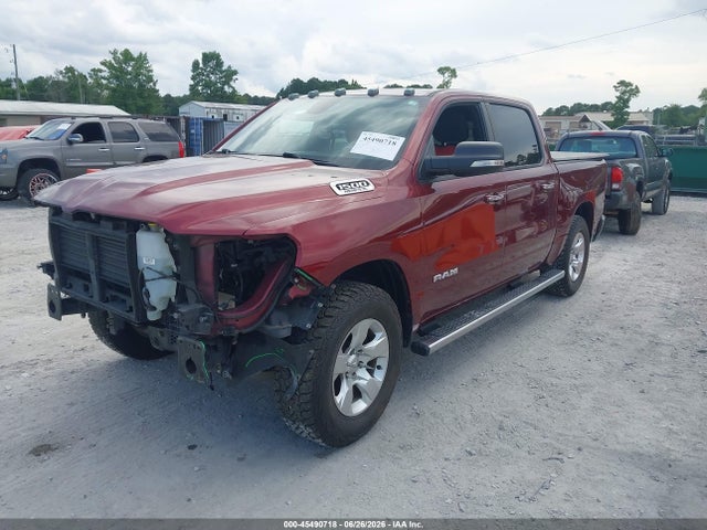 45490718 :رقم المزاد ، 1C6SRFFTXKN622038 vin ، 2019 Ram 1500 Big Horn/lone Star  4x4 5'7 Box مزاد بيع