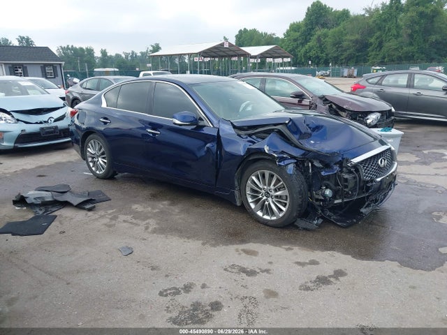 Продаж на аукціоні авто 2022 Infiniti Q50 Luxe Awd, vin: JN1EV7BR9NM342254, номер лоту: 45490890