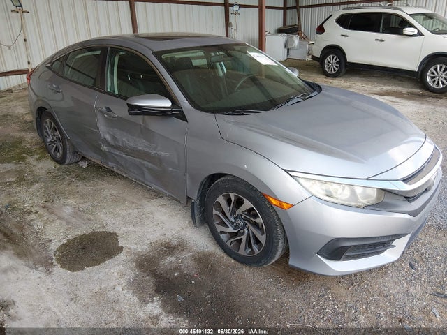 45491132 :رقم المزاد ، 19XFC2F79GE004776 vin ، 2016 Honda Civic Ex مزاد بيع