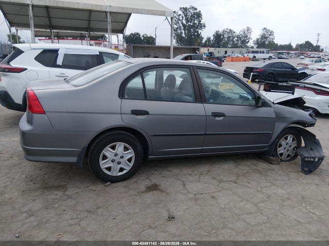 45491142 :رقم المزاد ، 1HGES16315L010454 vin ، 2005 Honda Civic Vp مزاد بيع