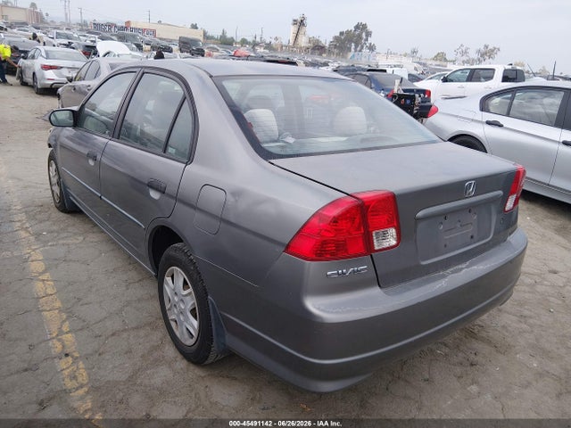 45491142 :رقم المزاد ، 1HGES16315L010454 vin ، 2005 Honda Civic Vp مزاد بيع