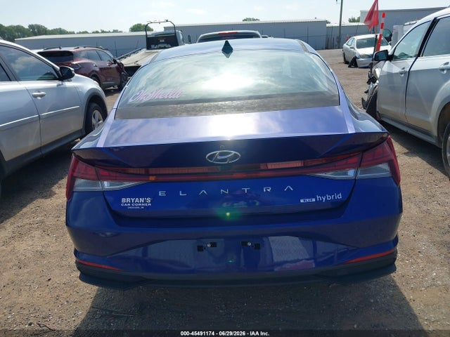 Продажа на аукционе авто 2021 Hyundai Elantra Hybrid Blue, vin: KMHLM4AJ5MU012445, номер лота: 45491174
