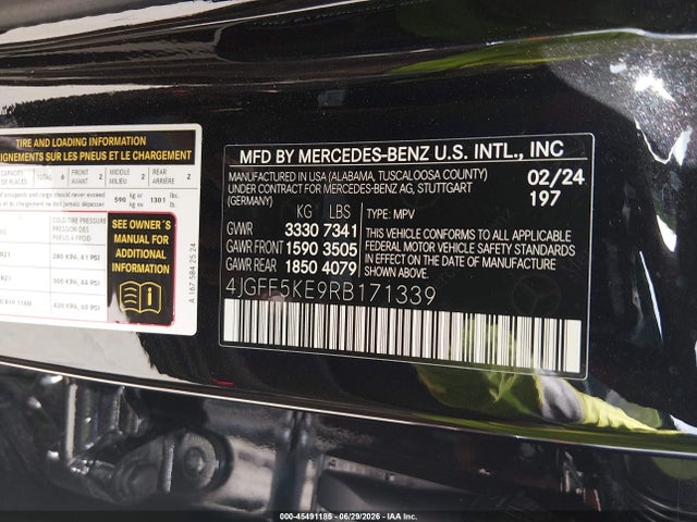 4JGFF5KE9RB171339 Mercedes-Benz Gls 450 4matic