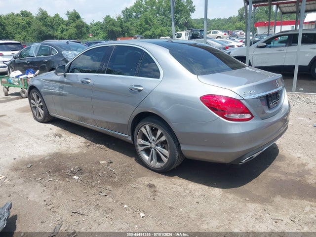 45491355 :رقم المزاد ، 55SWF4KB9FU075240 vin ، 2015 Mercedes-benz C 300 4matic مزاد بيع
