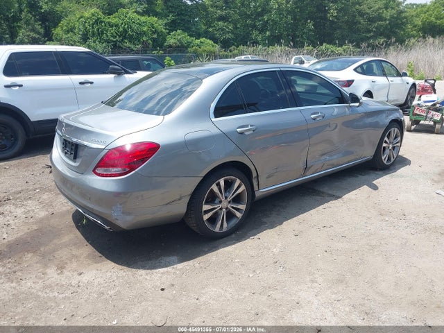 45491355 :رقم المزاد ، 55SWF4KB9FU075240 vin ، 2015 Mercedes-benz C 300 4matic مزاد بيع