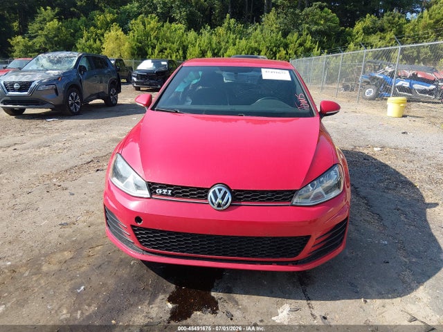 45491675 :رقم المزاد ، 3VW4T7AU1HM014157 vin ، 2017 Volkswagen Golf Gti Autobahn 4-door/s 4-door/se 4-door/sport 4-door مزاد بيع