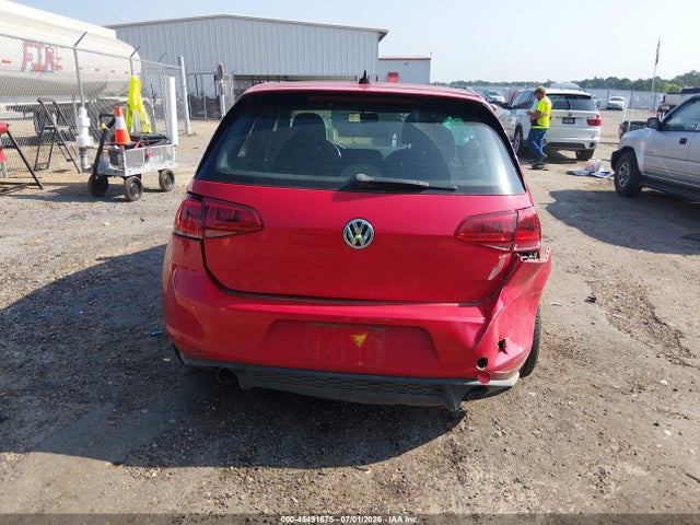 45491675 :رقم المزاد ، 3VW4T7AU1HM014157 vin ، 2017 Volkswagen Golf Gti Autobahn 4-door/s 4-door/se 4-door/sport 4-door مزاد بيع