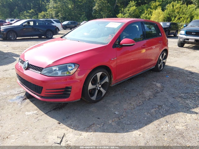 45491675 :رقم المزاد ، 3VW4T7AU1HM014157 vin ، 2017 Volkswagen Golf Gti Autobahn 4-door/s 4-door/se 4-door/sport 4-door مزاد بيع