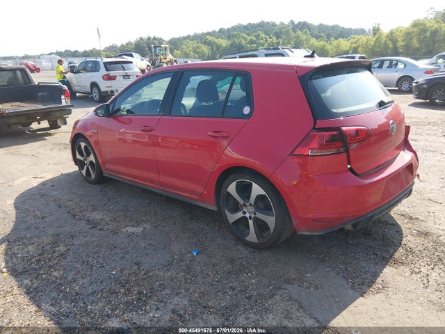 45491675 :رقم المزاد ، 3VW4T7AU1HM014157 vin ، 2017 Volkswagen Golf Gti Autobahn 4-door/s 4-door/se 4-door/sport 4-door مزاد بيع
