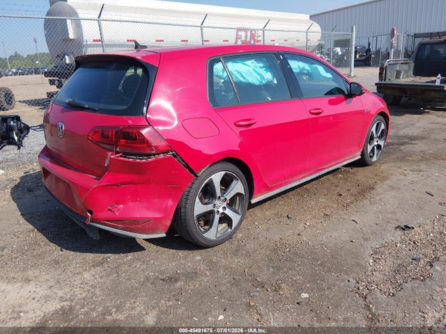 45491675 :رقم المزاد ، 3VW4T7AU1HM014157 vin ، 2017 Volkswagen Golf Gti Autobahn 4-door/s 4-door/se 4-door/sport 4-door مزاد بيع