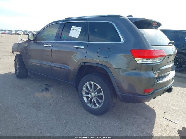 Продаж на аукціоні авто 2014 Jeep Grand Cherokee Limited, vin: 1C4RJFBG9EC395190, номер лоту: 45491692