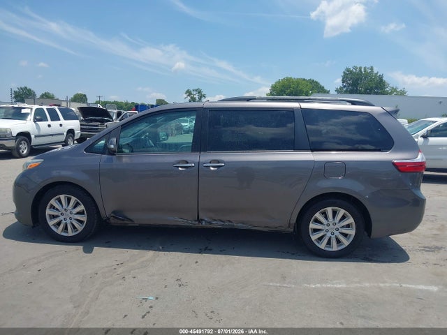 2016 Toyota Sienna Limited 7 Passenger მანქანა იყიდება აუქციონზე, vin: 5TDYK3DC2GS725285, აუქციონის ნომერი: 45491792