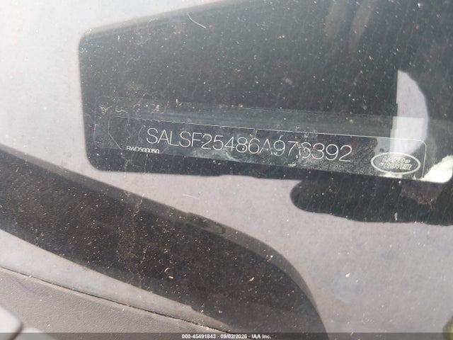 45491843 :رقم المزاد ، SALSF25486A976392 vin ، 2006 Land Rover Range Rover Sport Hse مزاد بيع