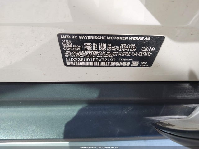 5UX23EU01R9V32193 BMW X5 Xdrive40i