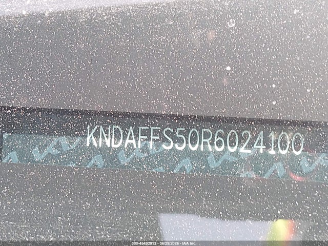45492013 :رقم المزاد ، KNDAFFS50R6024100 vin ، 2024 Kia Ev9 Wind مزاد بيع