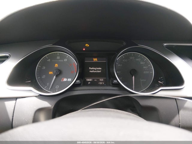 2012 Audi S5 Premium Plus მანქანა იყიდება აუქციონზე, vin: WAUCVAFR8CA003816, აუქციონის ნომერი: 45492026
