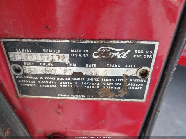 Aukcja sprzedaży 1960 Ford Falcon, vin: 0R12S137172, numer aukcji: 45492341