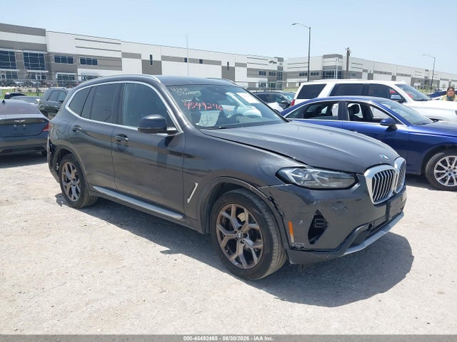 2022 Bmw X3 Sdrive30i მანქანა იყიდება აუქციონზე, vin: WBX47DP00NN173766, აუქციონის ნომერი: 45492465