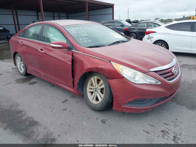 45492581 :رقم المزاد ، 5NPEB4AC6EH947246 vin ، 2014 Hyundai Sonata Gls مزاد بيع
