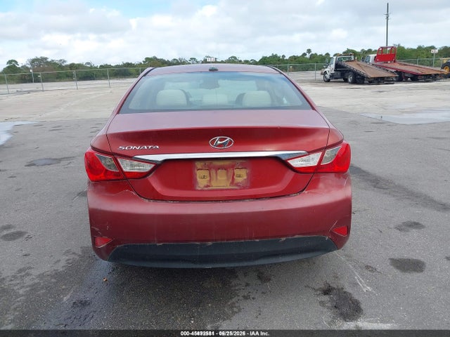 45492581 :رقم المزاد ، 5NPEB4AC6EH947246 vin ، 2014 Hyundai Sonata Gls مزاد بيع