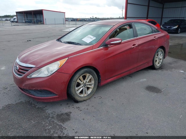 45492581 :رقم المزاد ، 5NPEB4AC6EH947246 vin ، 2014 Hyundai Sonata Gls مزاد بيع