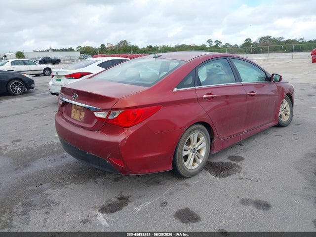 45492581 :رقم المزاد ، 5NPEB4AC6EH947246 vin ، 2014 Hyundai Sonata Gls مزاد بيع
