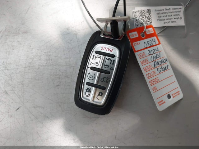 45492802 :رقم المزاد ، 2C4RC1BG5RR123133 vin ، 2024 Chrysler Pacifica Touring L مزاد بيع
