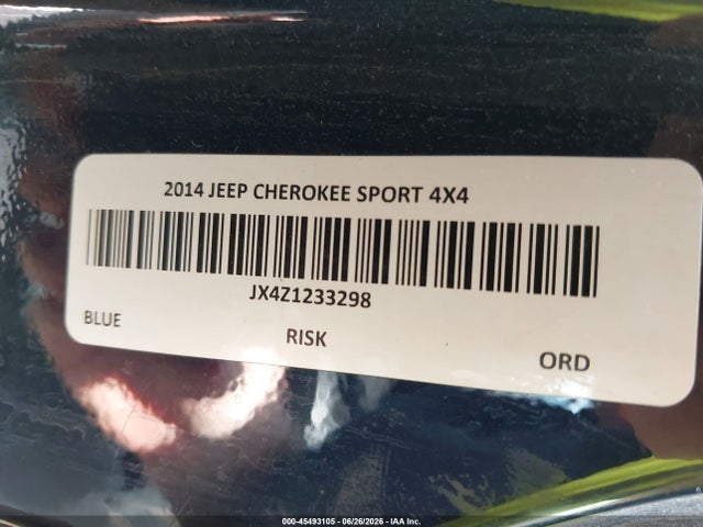 Jeep Cherokee Sport 2014 1C4PJMAB9EW233298 Image 9