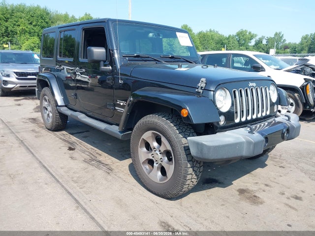 45493141 :رقم المزاد ، 1C4HJWEG1HL649843 vin ، 2017 Jeep Wrangler Unlimited Sahara مزاد بيع