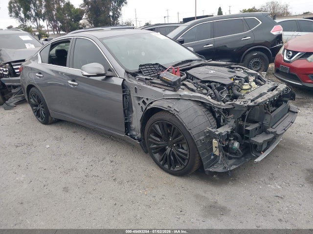 2021 Infiniti Q50 Luxe მანქანა იყიდება აუქციონზე, vin: JN1EV7BP8MM707536, აუქციონის ნომერი: 45493254