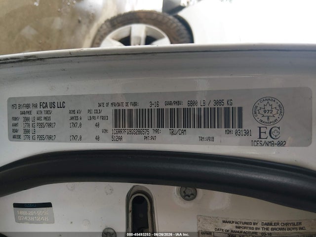 RAM 1500 St 2016 1C6RR7FG9GS286575 Image 9