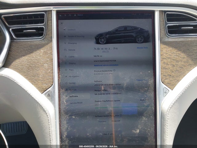 Продажа на аукционе авто 2013 Tesla Model S, vin: 5YJSA1CN9DFP07706, номер лота: 45493259