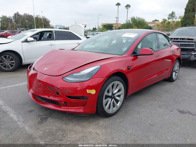 Продажа на аукционе авто 2022 Tesla Model 3 Long Range Dual Motor All-wheel Drive, vin: 5YJ3E1EB2NF272315, номер лота: 45493333