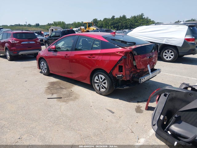 45493334 :رقم المزاد ، JTDKBRFU7J3063050 vin ، 2018 Toyota Prius Two مزاد بيع