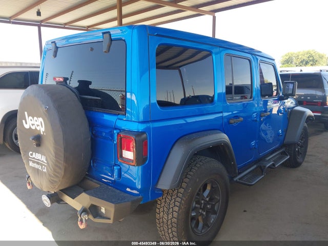 Продаж на аукціоні авто 2021 Jeep Wrangler Unlimited Willys 4x4, vin: 1C4HJXDG0MW722488, номер лоту: 45493349