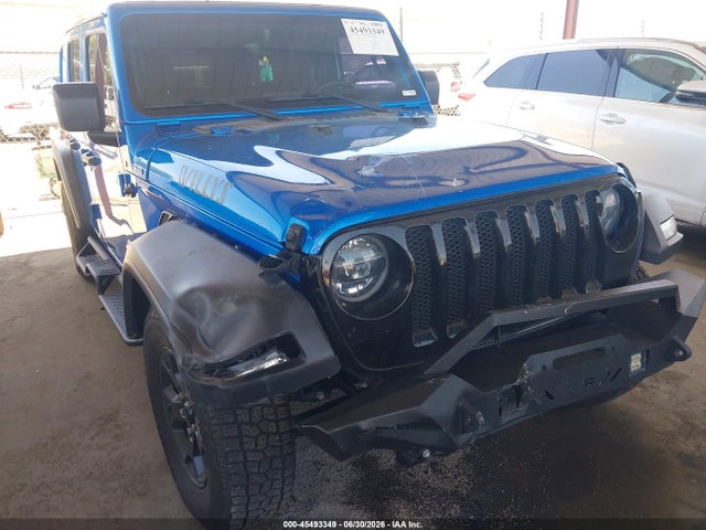 Продаж на аукціоні авто 2021 Jeep Wrangler Unlimited Willys 4x4, vin: 1C4HJXDG0MW722488, номер лоту: 45493349