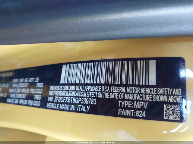 Fiat 500x Easy 2016 ZFBCFXBT8GP339783 Image 9