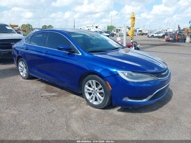 2015 Chrysler 200 Limited მანქანა იყიდება აუქციონზე, vin: 1C3CCCAB1FN718565, აუქციონის ნომერი: 45493520
