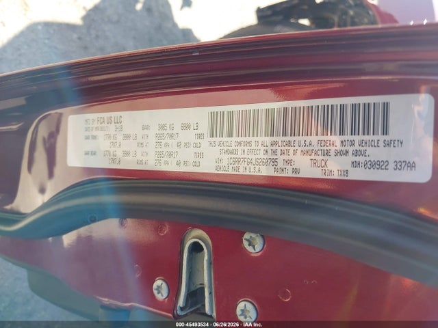 2018 Ram 1500 Express  4x4 6'4 Box მანქანა იყიდება აუქციონზე, vin: 1C6RR7FG4JS260795, აუქციონის ნომერი: 45493534