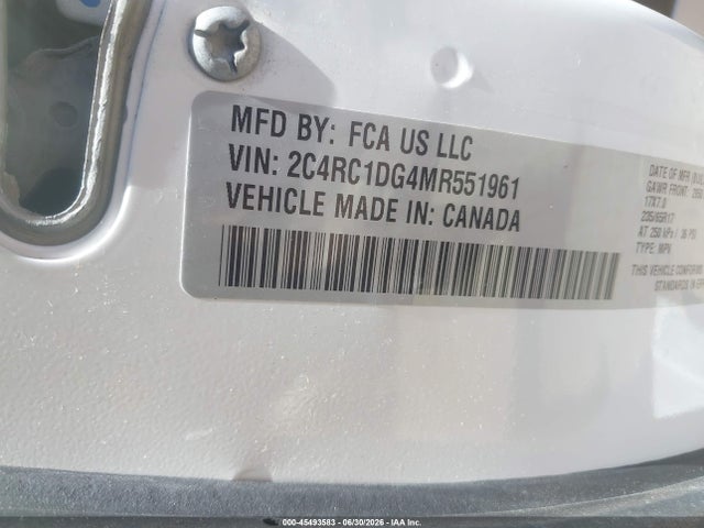 Chrysler Voyager Lxi 2021 2C4RC1DG4MR551961 Image 9