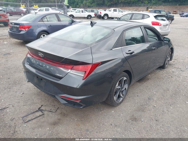 Продажа на аукционе авто 2022 Hyundai Elantra Limited, vin: 5NPLP4AG8NH067631, номер лота: 45493600