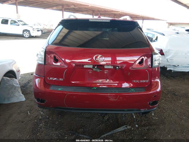 Aukcja sprzedaży 2010 Lexus Rx 350, vin: 2T2BK1BA6AC017726, numer aukcji: 45493601