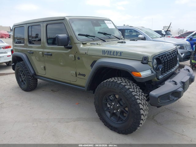 2026 Jeep Wrangler Willys 4x4 მანქანა იყიდება აუქციონზე, vin: 1C4PJXDN1TW191715, აუქციონის ნომერი: 45493682