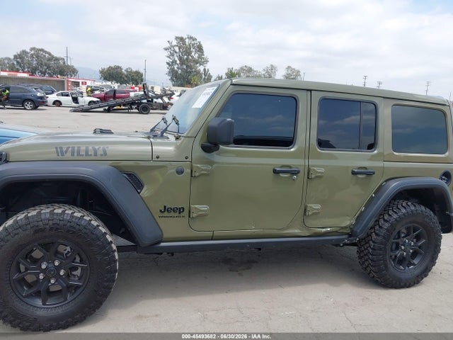 2026 Jeep Wrangler Willys 4x4 მანქანა იყიდება აუქციონზე, vin: 1C4PJXDN1TW191715, აუქციონის ნომერი: 45493682