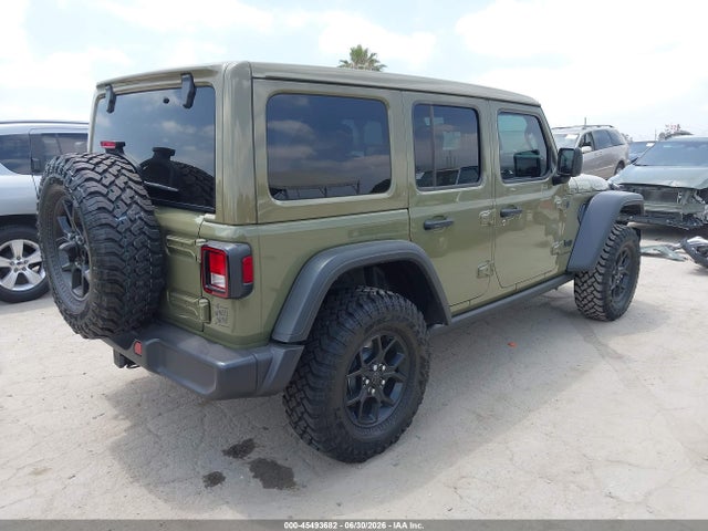 2026 Jeep Wrangler Willys 4x4 მანქანა იყიდება აუქციონზე, vin: 1C4PJXDN1TW191715, აუქციონის ნომერი: 45493682