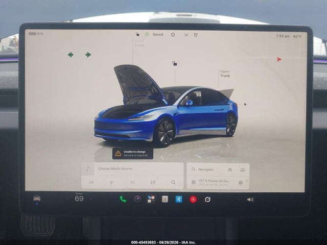 Продажа на аукционе авто 2024 Tesla Model 3, vin: 5YJ3E1EA5RF766536, номер лота: 45493693
