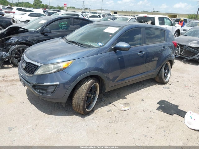 Продажа на аукционе авто 2016 Kia Sportage Lx, vin: KNDPB3AC1G7856637, номер лота: 45493746