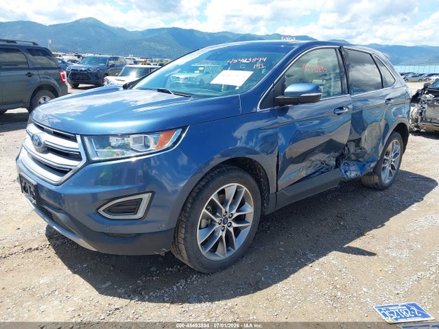 2018 Ford Edge Titanium მანქანა იყიდება აუქციონზე, vin: 2FMPK4K96JBB13717, აუქციონის ნომერი: 45493894