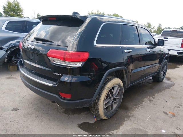 45493968 :رقم المزاد ، 1C4RJFBG7JC166193 vin ، 2018 Jeep Grand Cherokee Limited 4x4 مزاد بيع