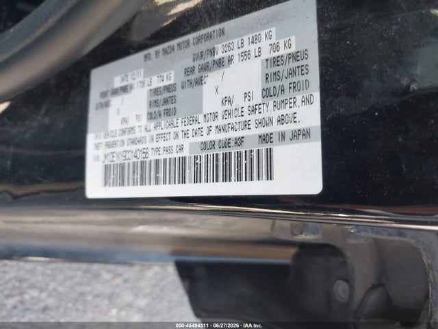 Auction sale of the 2012 Mazda Mazda2 Sport, vin: JM1DE1KY9C0140158, lot number: 45494311